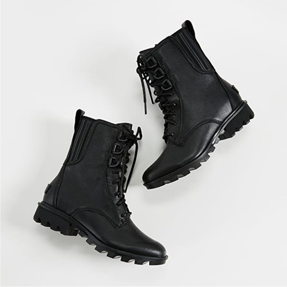 SOREL Phoenix Lace-Up Waterproof Combat Boots size - Picture 5 of 16